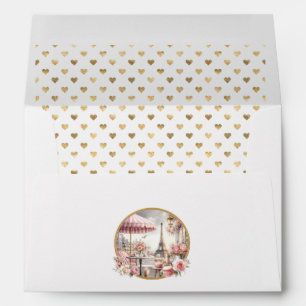 Bonjour Bébé Parisian Chic Baby Shower Envelope