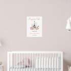 Bonjour Bebe Parisian Floral Baby Shower Welcome