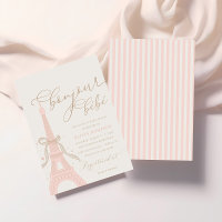 Bonjour Bébé Pink Paris Eiffel Tower Baby Shower