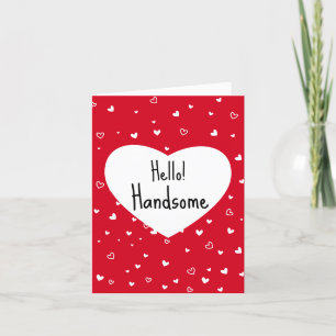 Bonjour belle carte Saint Valentin Drôle Vday