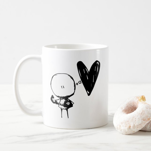 Bonjour Belle - Je vous aime Mug de café (Avec donut)
