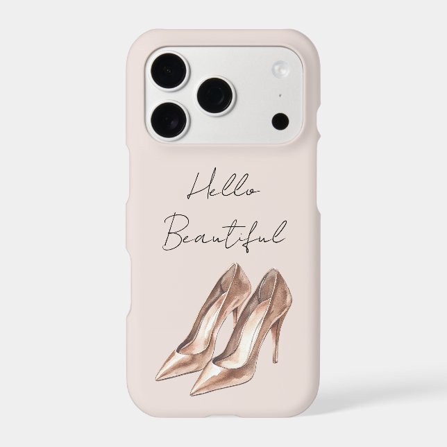 Bonjour Belles Escarpins Bronze Or Rose  (Verso)