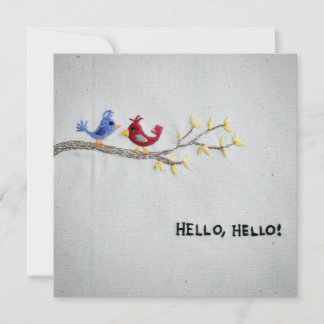 Bonjour Bonjour Bonjour Carte de voeux