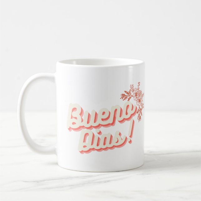Bonjour, Buenos Dias Mug (Gauche)
