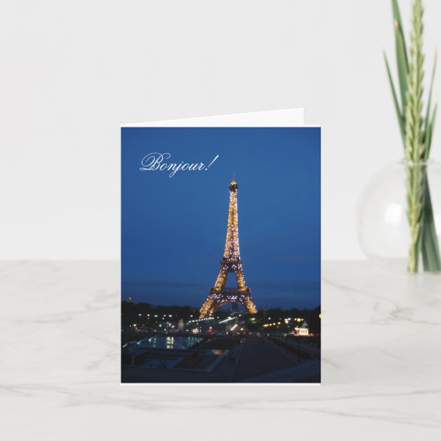 Bonjour! Card (Front)