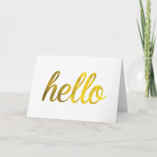 Bonjour carte de voeux