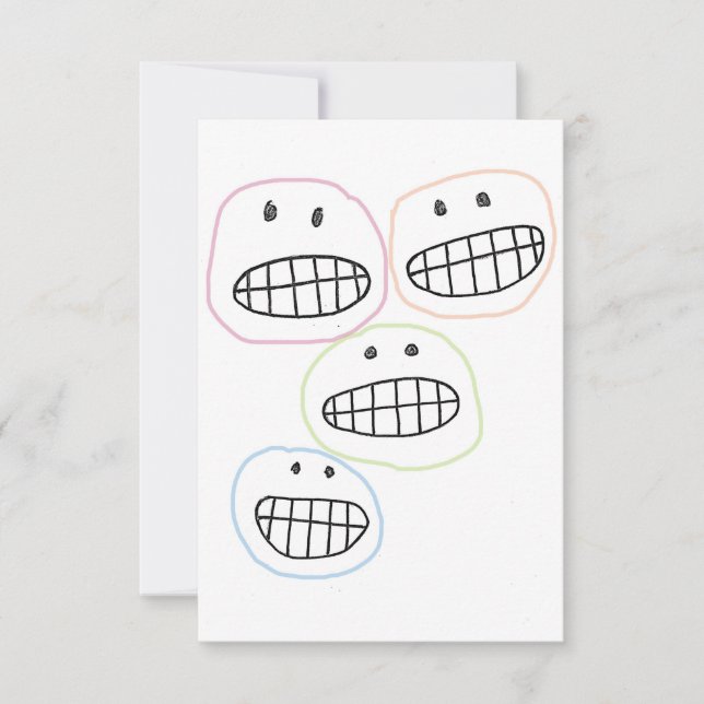 Bonjour ! Carte de vœux (Devant)
