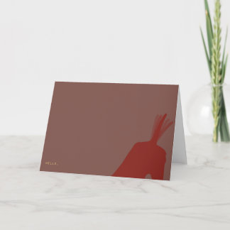 Bonjour . Carte Vizsla.