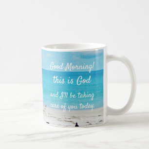 "Bonjour, c'est Dieu" Café Mug