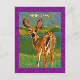 Bonjour, Chère carte postale