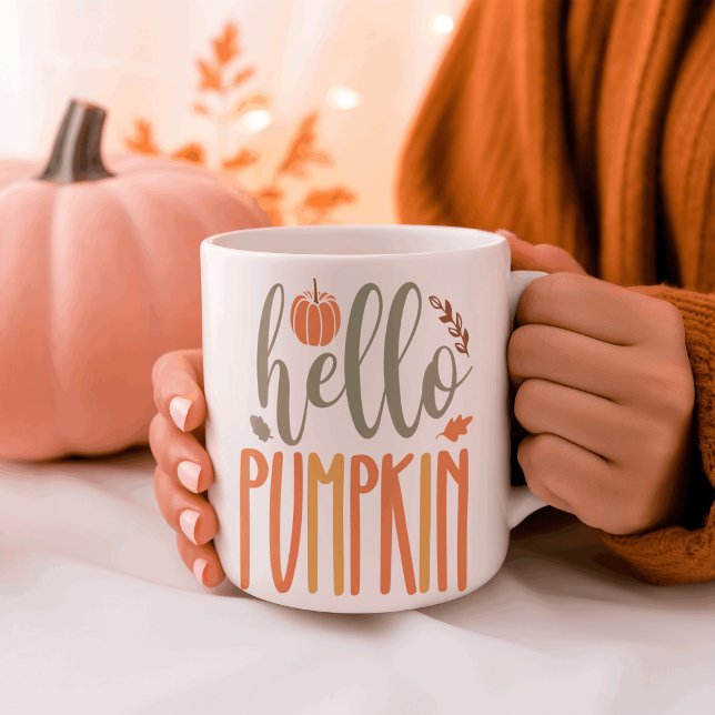 Bonjour Citrouille Mug (Créateur téléchargé)