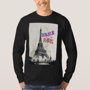 Bonjour Colourful Paris T-Shirt