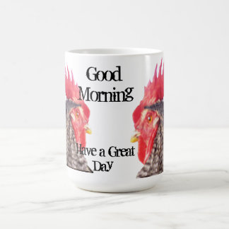 Bonjour coq de la Hollande ont une grande tasse de