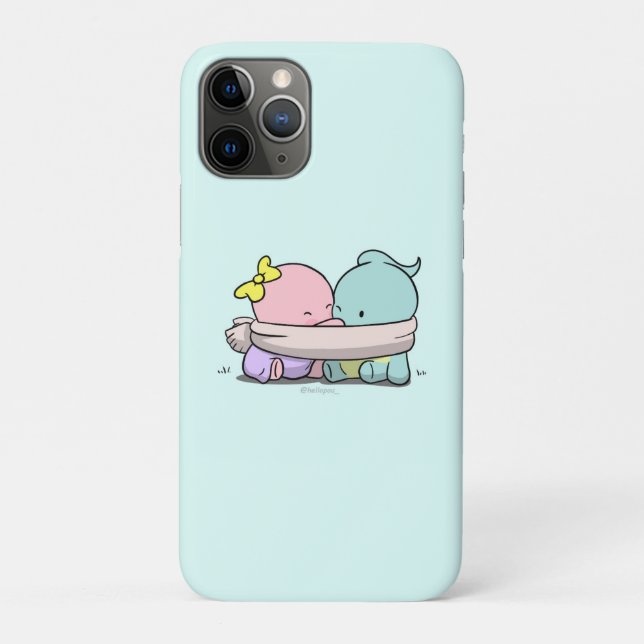 Bonjour coque iphone Pou (Dos)