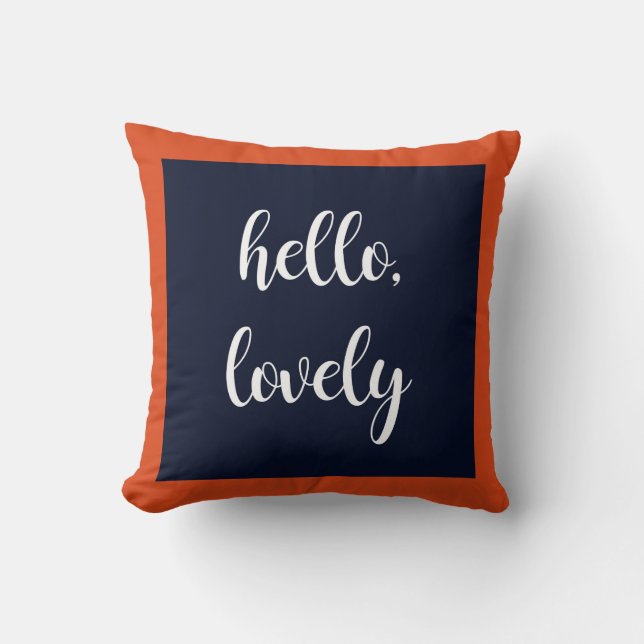 Bonjour Coussin (Recto)