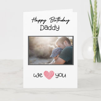 BONJOUR D'ANNIVERSAIRE DE LA CARTE DADDY PHOTO ET 