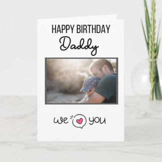 BONJOUR D'ANNIVERSAIRE DE LA CARTE DADDY PHOTO ET 