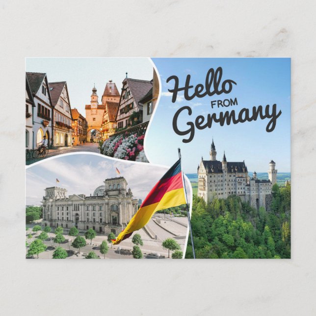 Bonjour de Allemagne Carte postale (Devant)