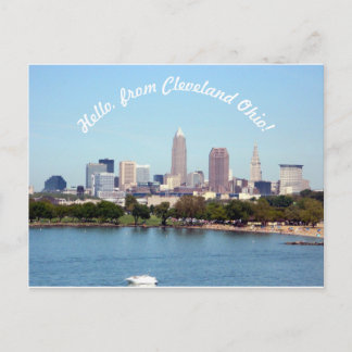 Bonjour de Cleveland OH carte postale