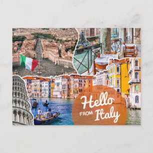 Bonjour de Italie Carte postale