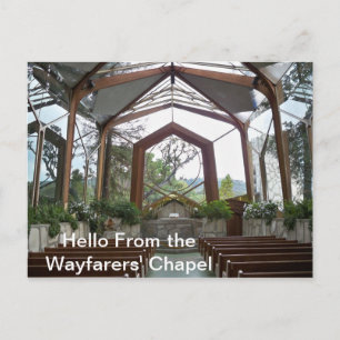 Bonjour de la carte postale de la chapelle des Way