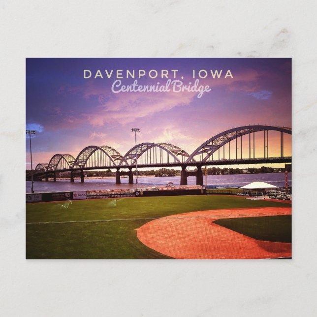 Bonjour De La Carte Postale Iowa (Devant)
