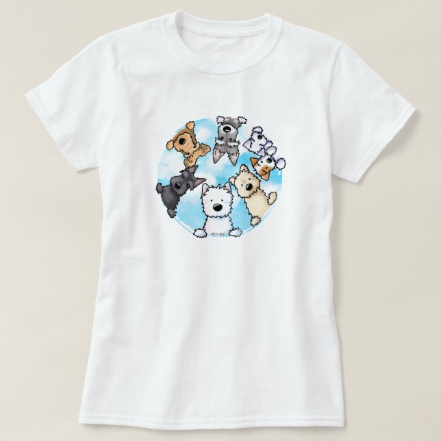Bonjour De L'Happy Side T-Shirt (Design devant)