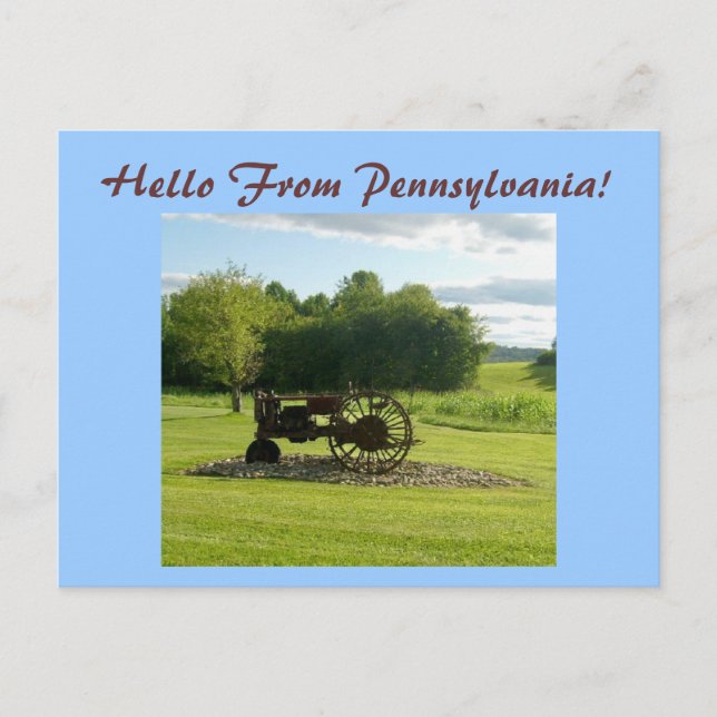 Bonjour De Pennsylvanie ! Carte postale (Devant)