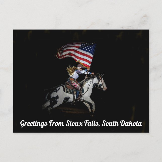 Bonjour De Sioux Falls, South Dakota Carte Postale (Devant)