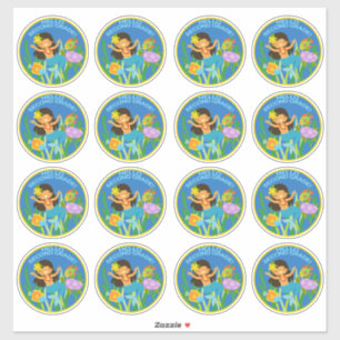 Bonjour deuxième année ! Sticker mignon sirène