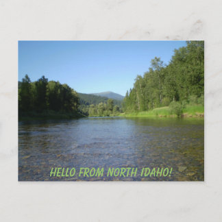Bonjour du nord de l'Idaho ! Carte postale