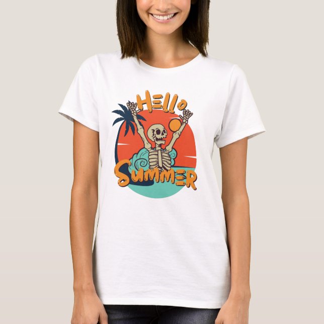 Bonjour été T-shirt (Devant)