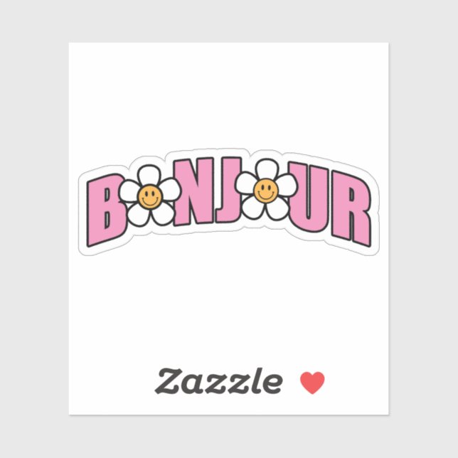 Bonjour, Good Morning In french (Sheet)