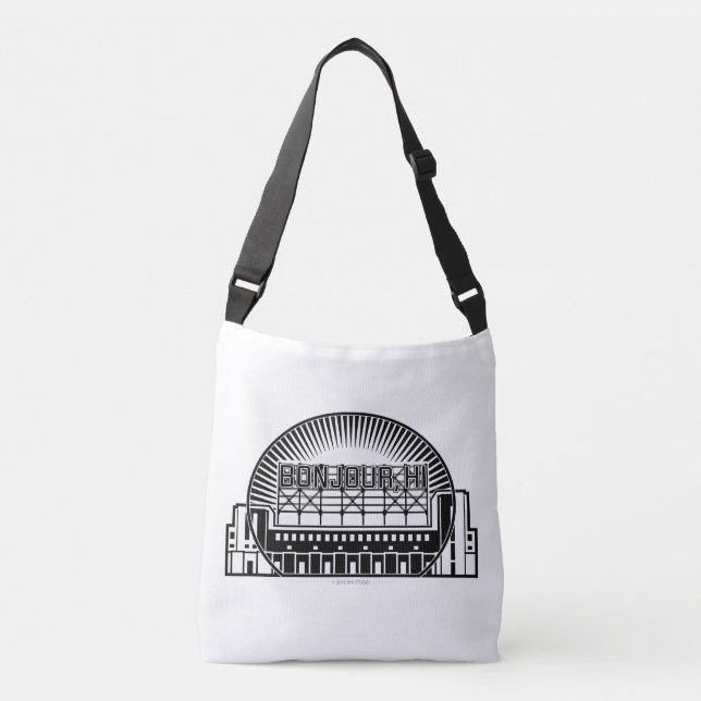 Bonjour, Hi landmark Tote (Front)