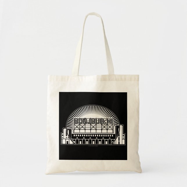 Bonjour, Hi Landmark Tote Bag (Front)