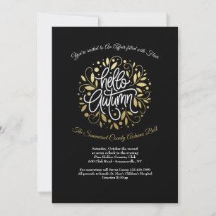 Bonjour Invitations Automne