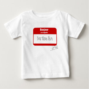 Bonjour, Je m'appelle... / Hi, My name is Baby T-Shirt