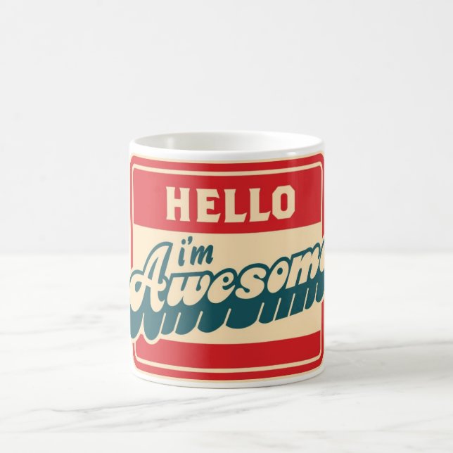 Bonjour je suis tasse impressionnante (Centre)