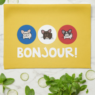 Bonjour! Kitchen Towel