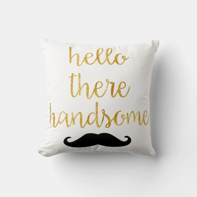 Bonjour là coussin beau (Recto)