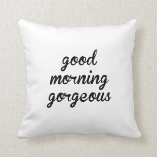 Bonjour là coussin magnifique beau bonjour