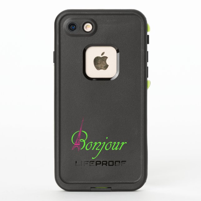 Bonjour LifeProof iPhone Case (Back)