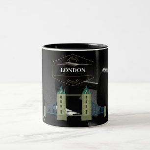 Bonjour Londres Mug à café à deux tons
