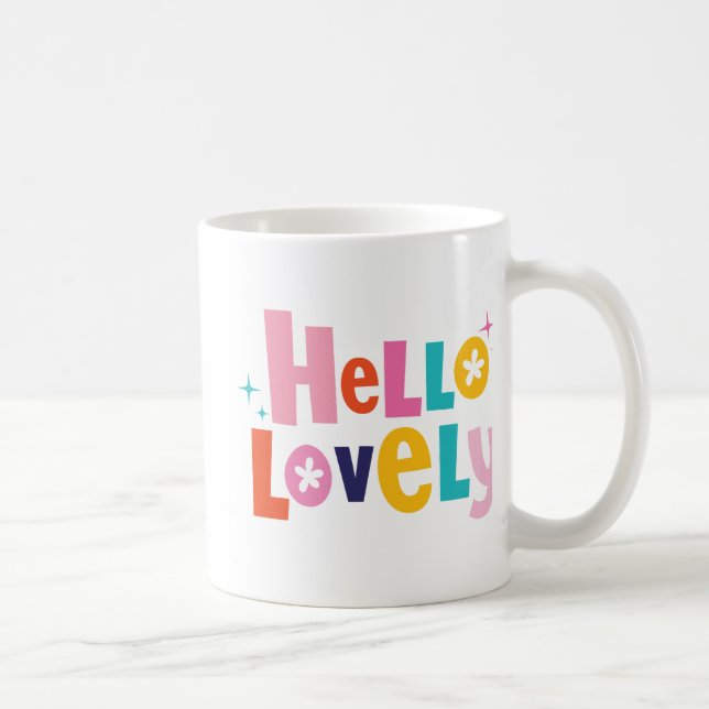 Bonjour Lovey Coffee Mug (Droite)
