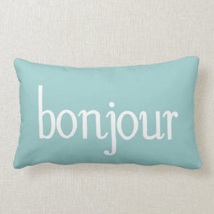 Bonjour! Lumbar Pillow