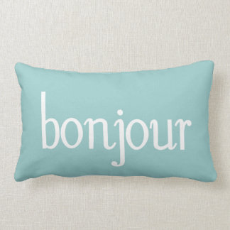 Bonjour! Lumbar Pillow