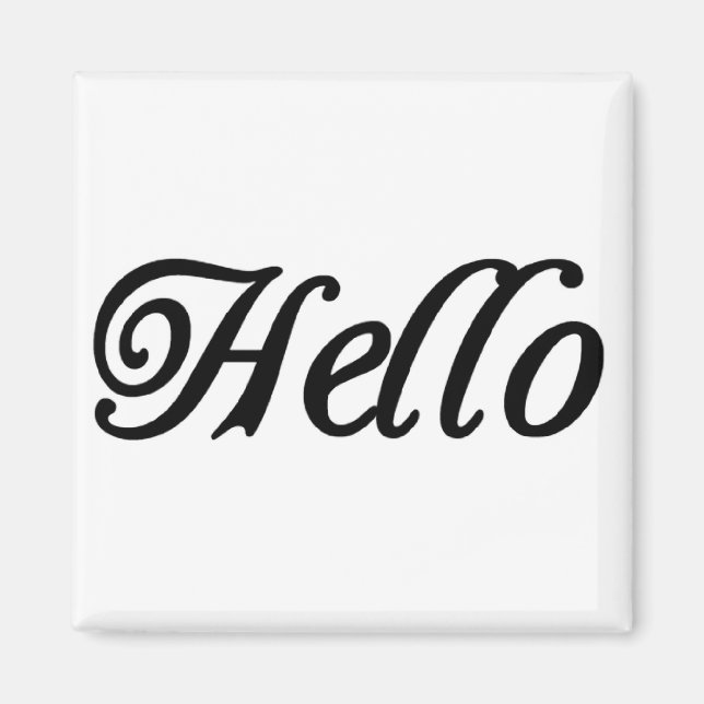 Bonjour Magnet (Devant)