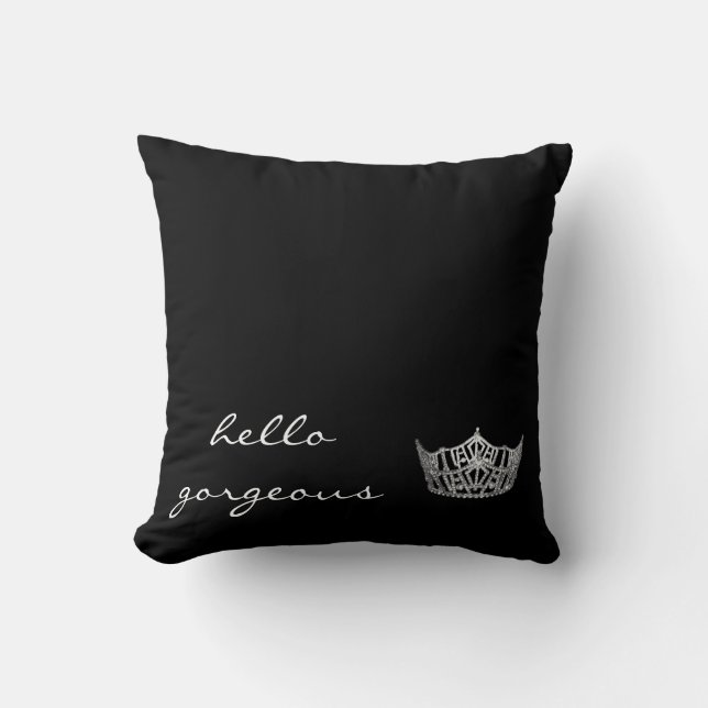 Bonjour magnifique Coussin de la couronne de conco (Recto)