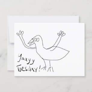 Bonjour mardi ! Carte postale