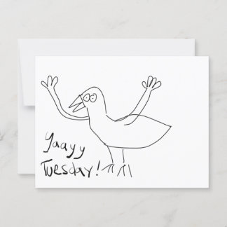 Bonjour mardi ! Carte postale